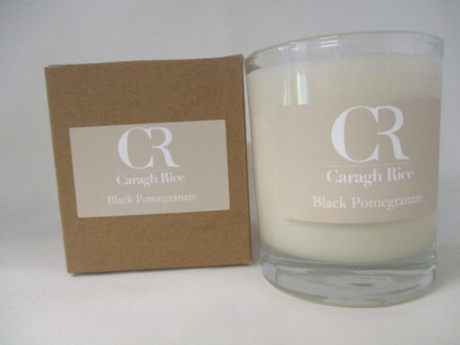 Black pomegranate candle